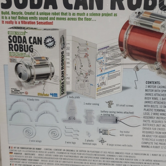 Green Science SODA CAN ROBUG Science Kit - Picture 3 of 7